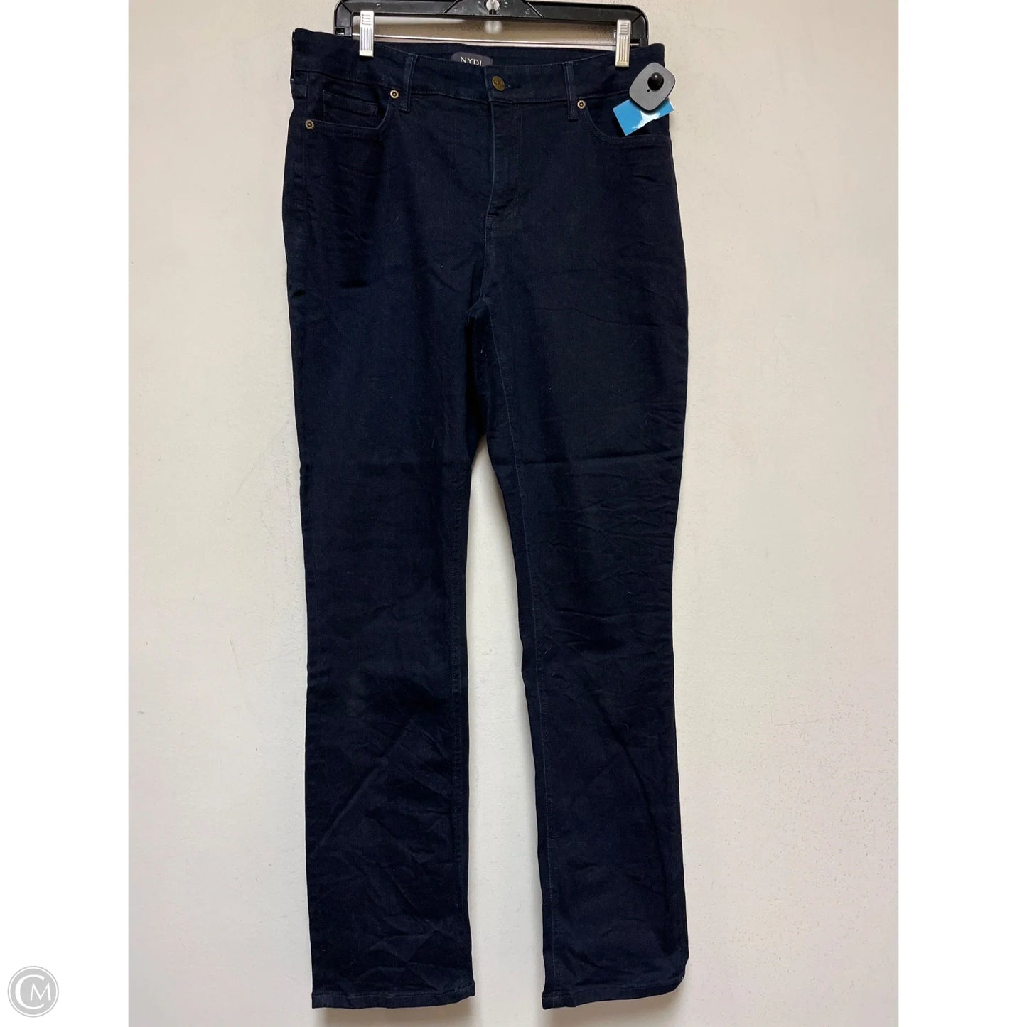 Jeans Straight By Not Your Daughters Jeans In Blue Denim, Size: 14