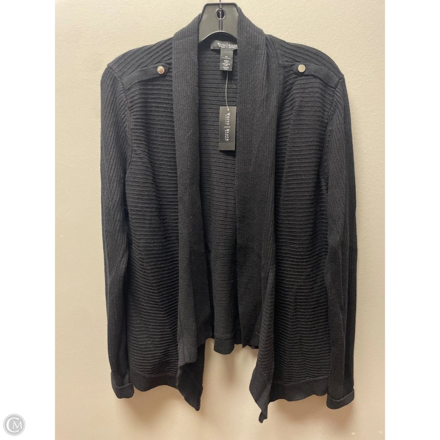 Cardigan By White House Black Market In Black, Size: Xl