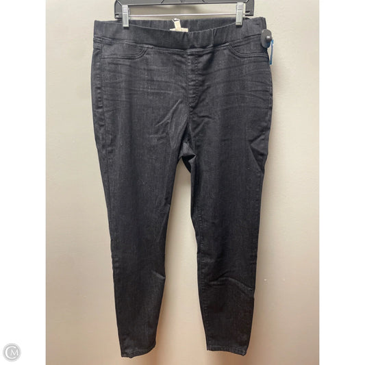 Jeans Jeggings By Eileen Fisher In Black Denim, Size: 12