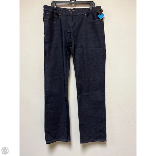 Jeans Straight By Eileen Fisher In Blue Denim, Size: 12
