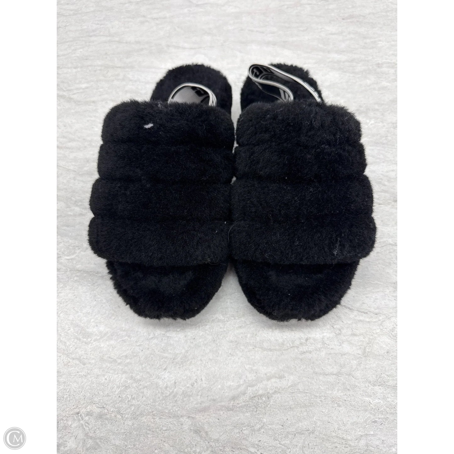 Sandals Designer By Ugg In Black, Size: 6