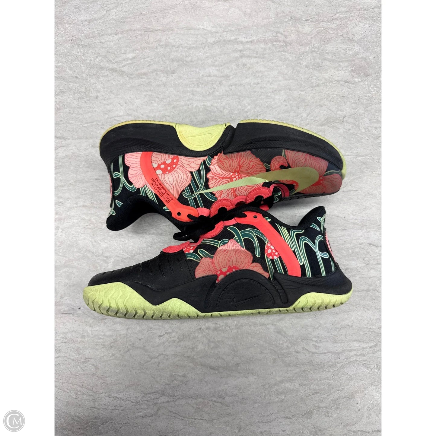 Shoes Athletic By Nike In Black & Pink, Size: 6