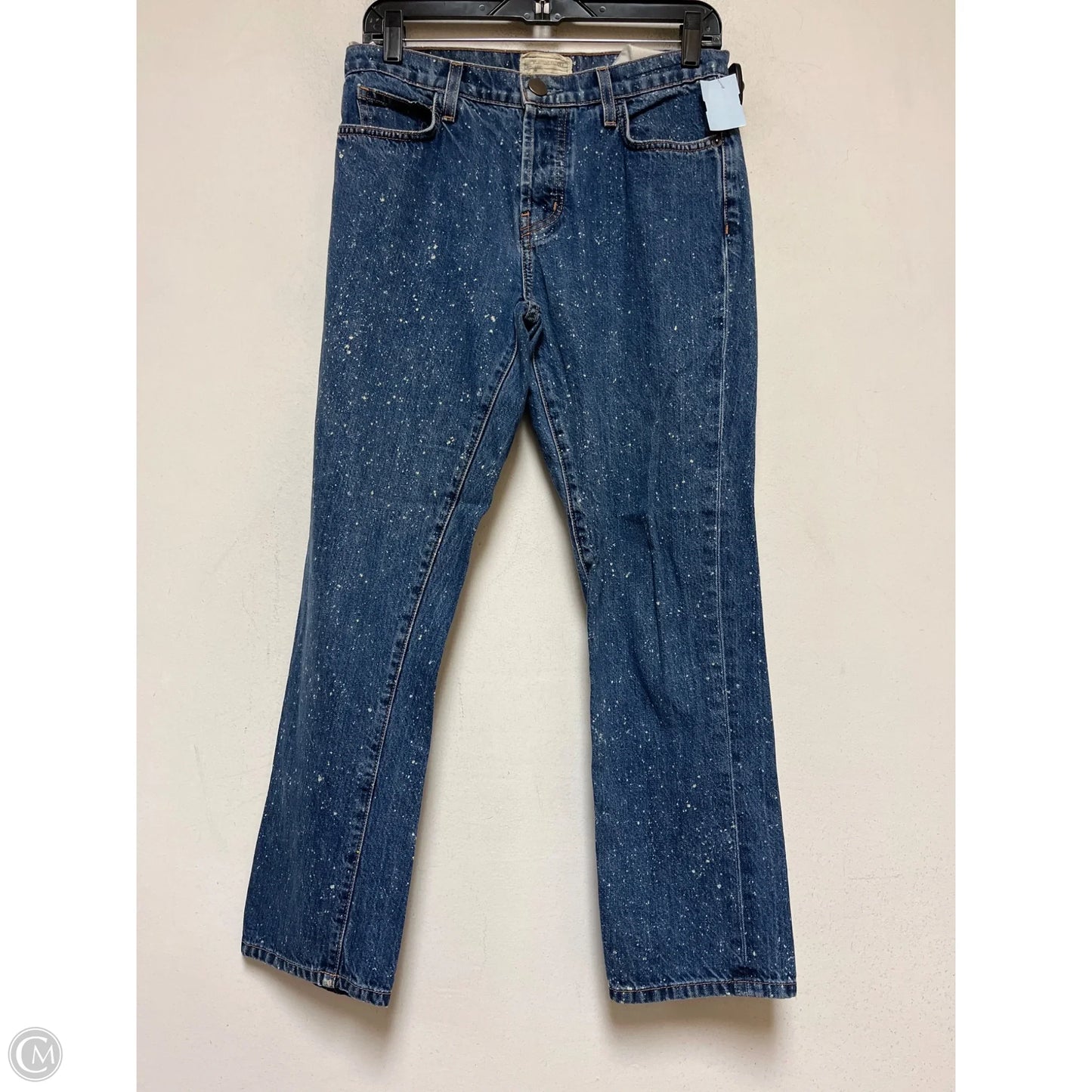 Jeans Straight By Current/elliott In Blue Denim, Size: 0