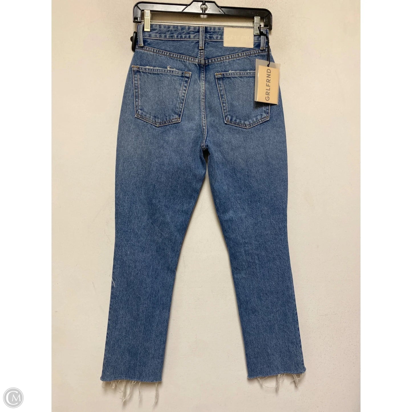 Jeans Cropped By Clothes Mentor In Blue Denim, Size: 0