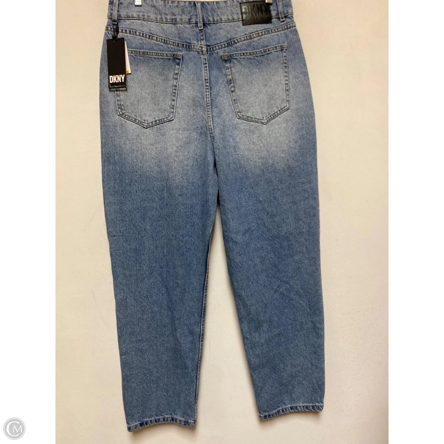 Jeans Straight By Dkny In Blue Denim, Size: 8