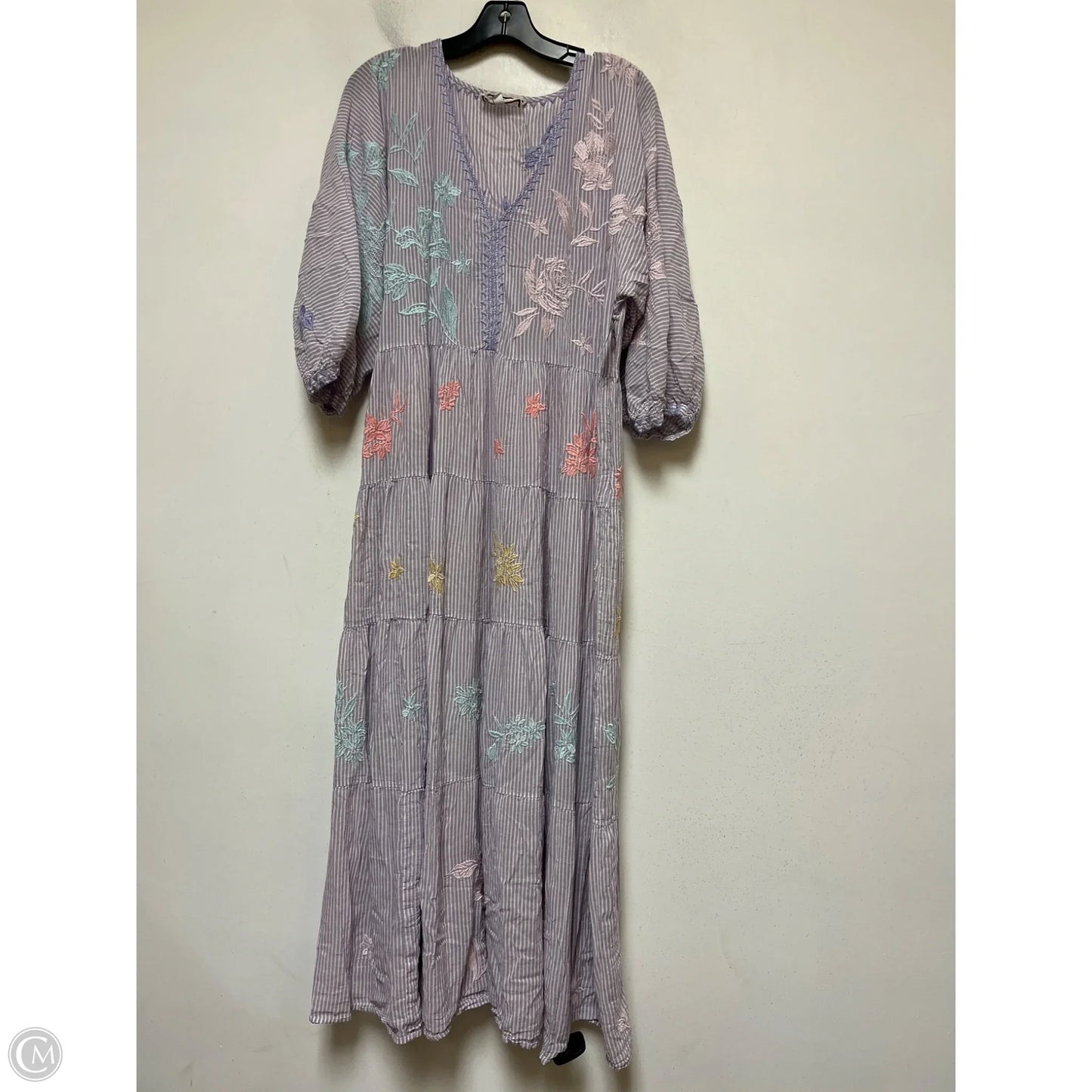 Dress Casual Maxi By Johnny Was In Purple, Size: L