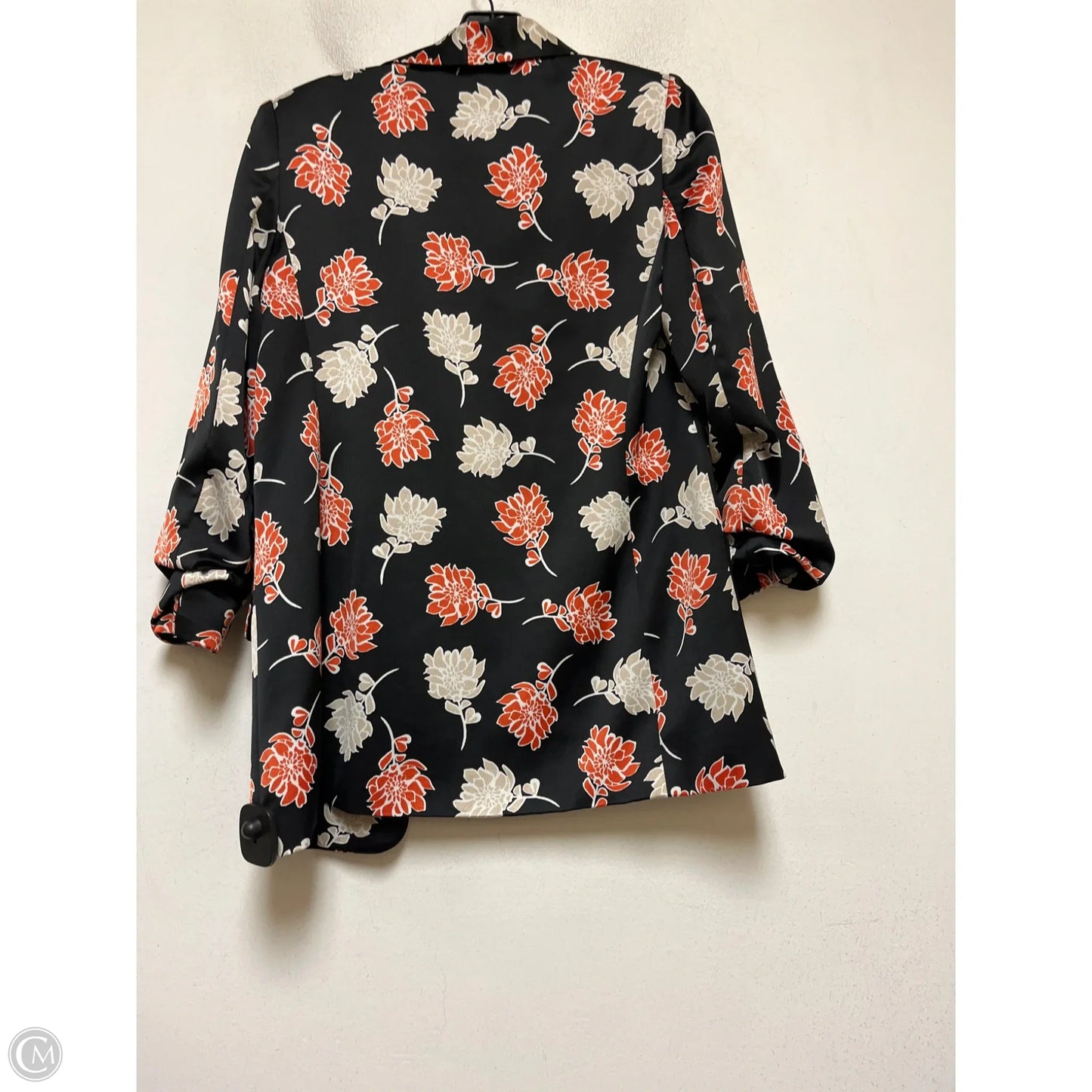 Blazer By Calvin Klein In Floral Print, Size: S