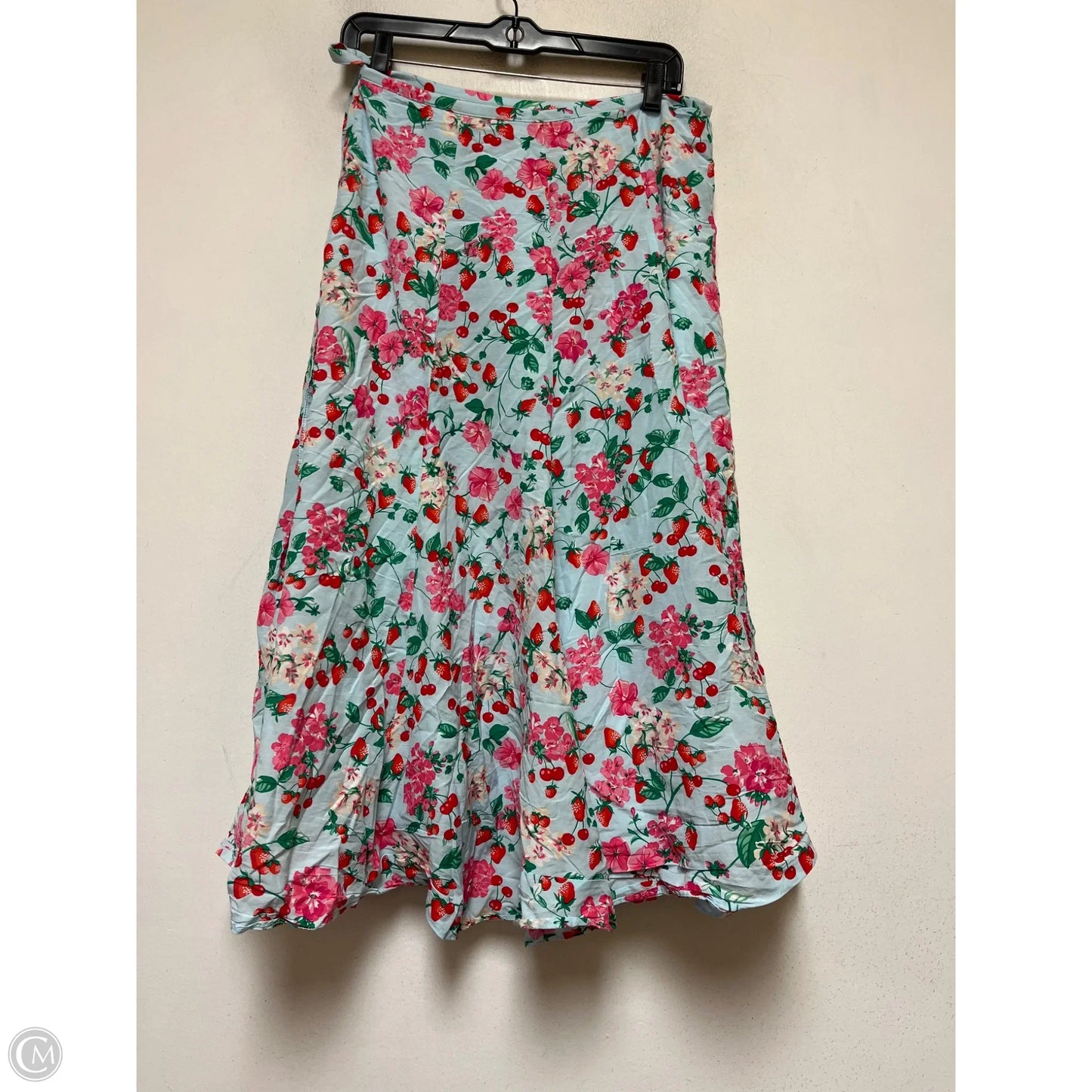 Skirt Midi By Ann Taylor In Floral Print, Size: 8