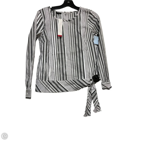 Top Long Sleeve By Talbots In Striped Pattern, Size: Xs