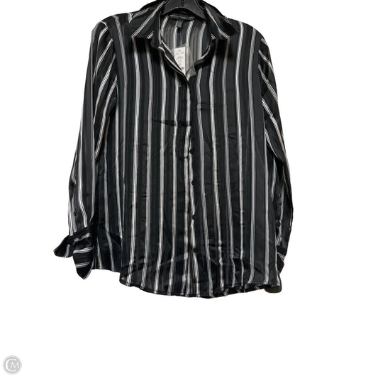 Top Long Sleeve By White House Black Market In Striped Pattern, Size: Xs