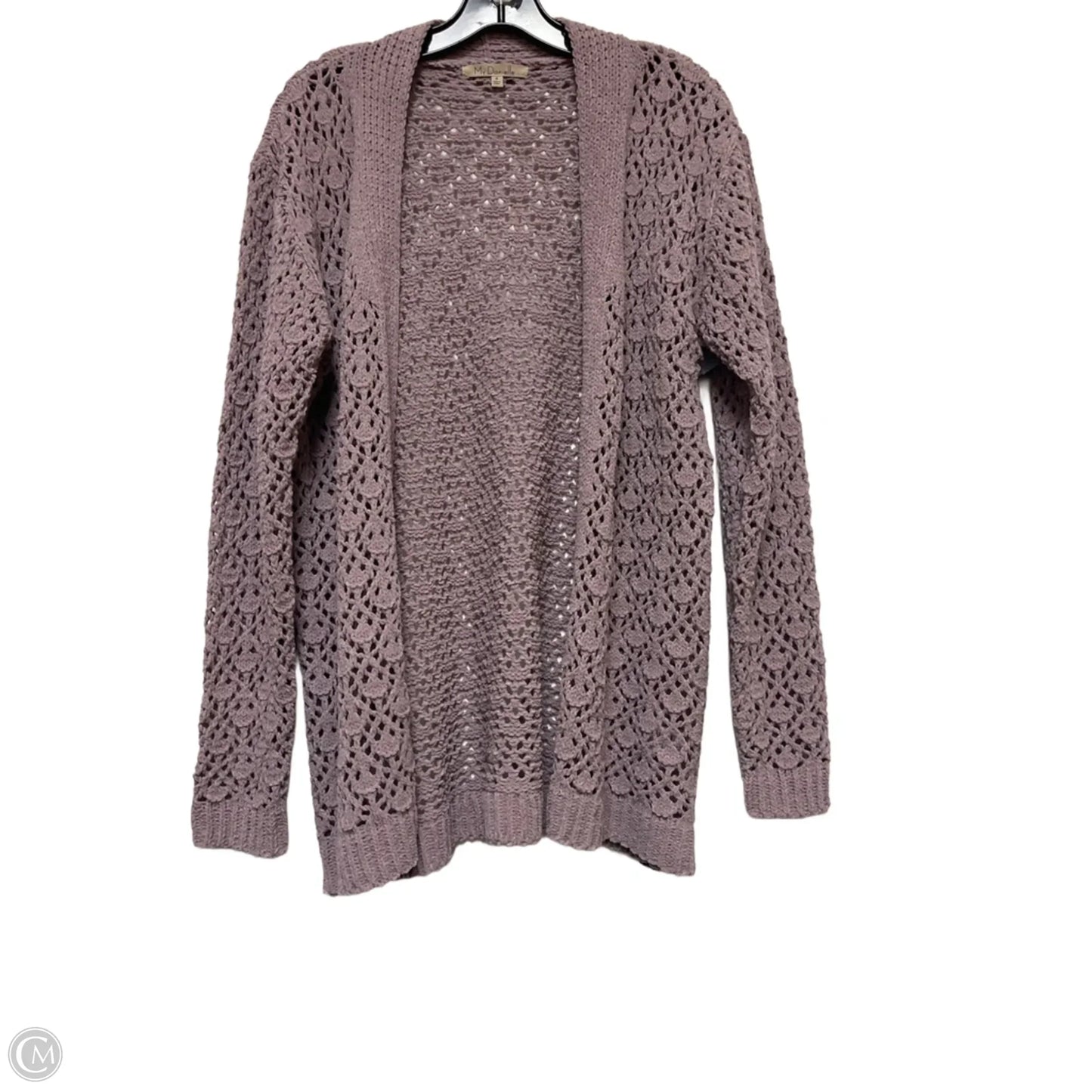 Sweater Cardigan By Clothes Mentor In Mauve, Size: S
