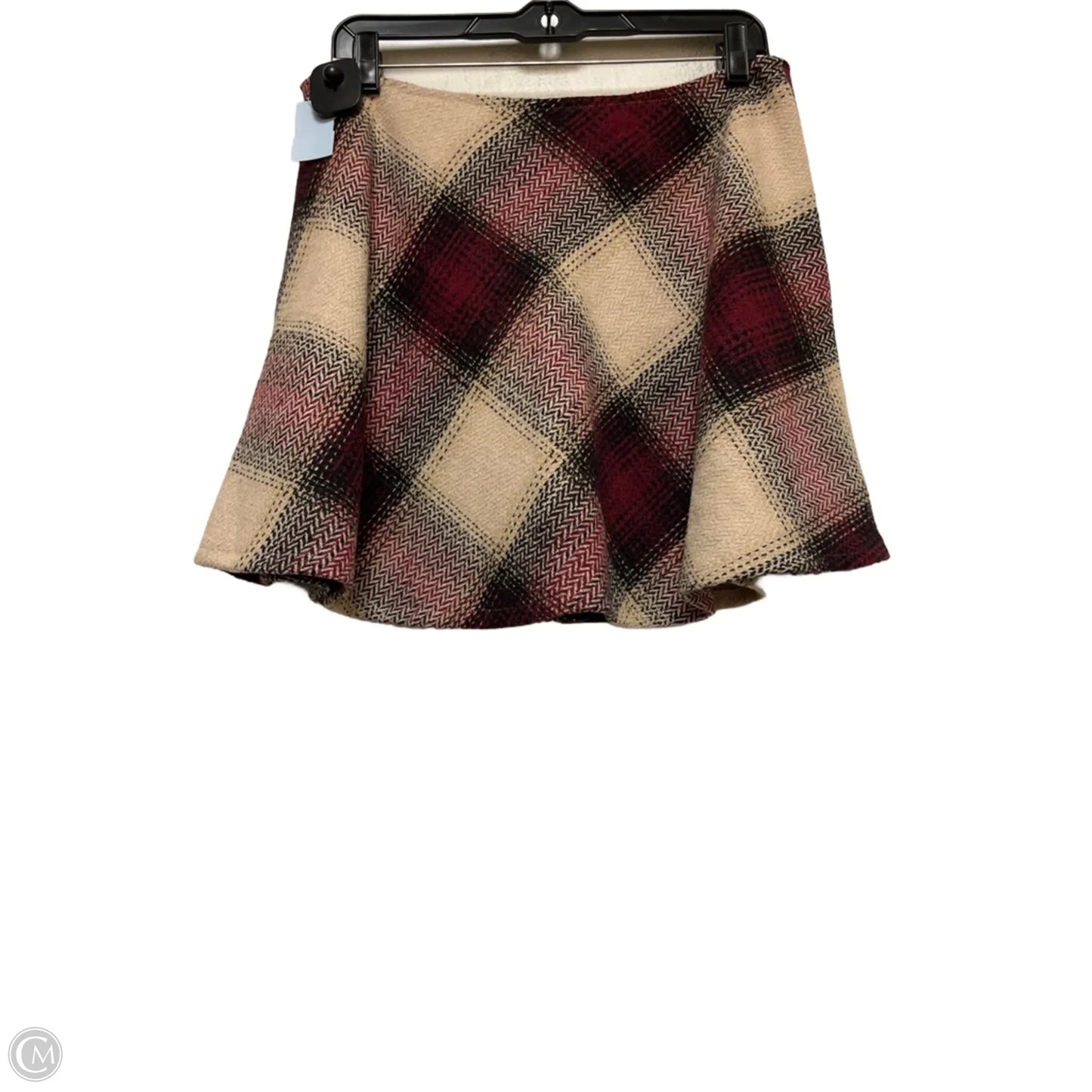 Skirt Mini & Short By Vestique In Plaid Pattern, Size: 12