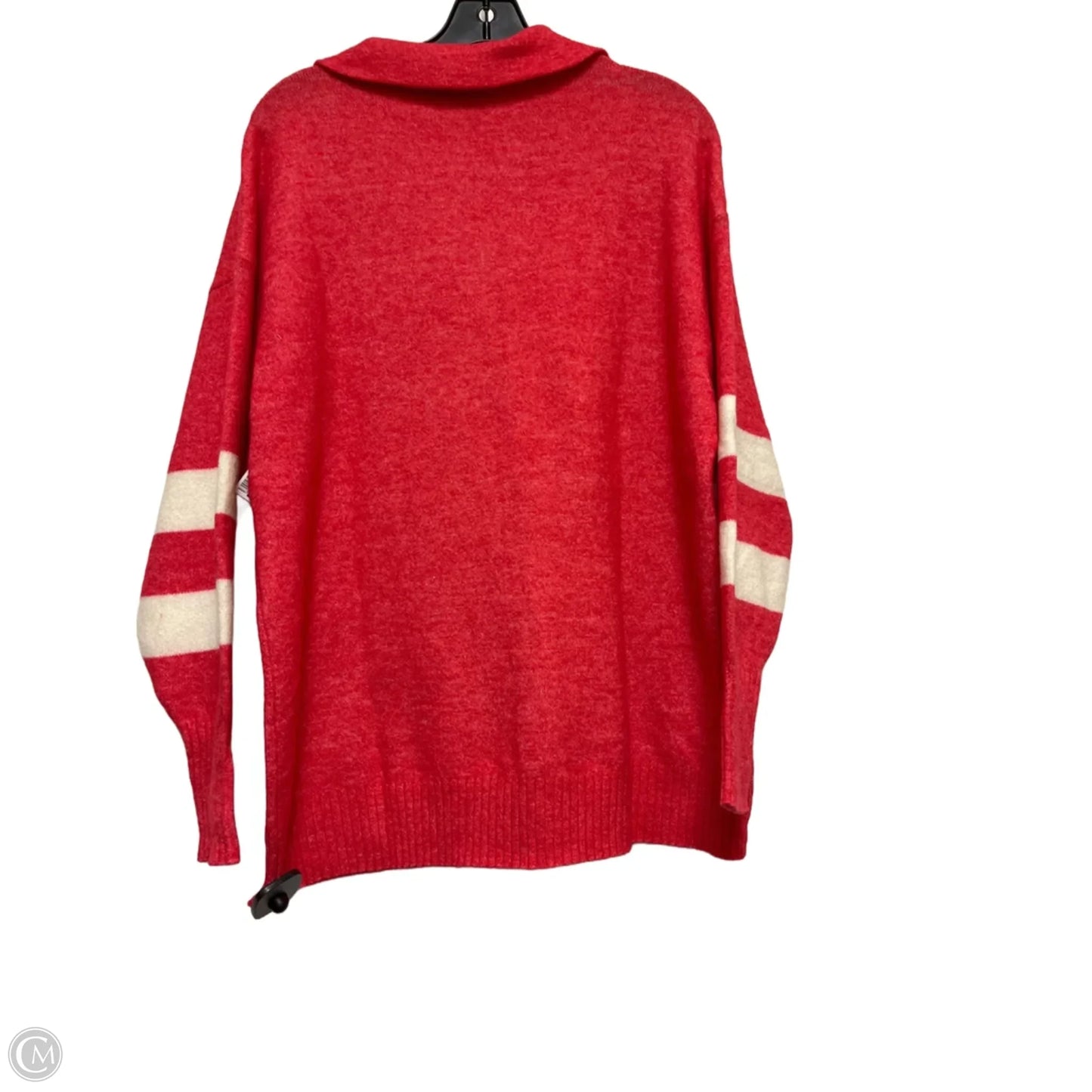 Sweater By Lane Bryant In Red & White, Size: Xl