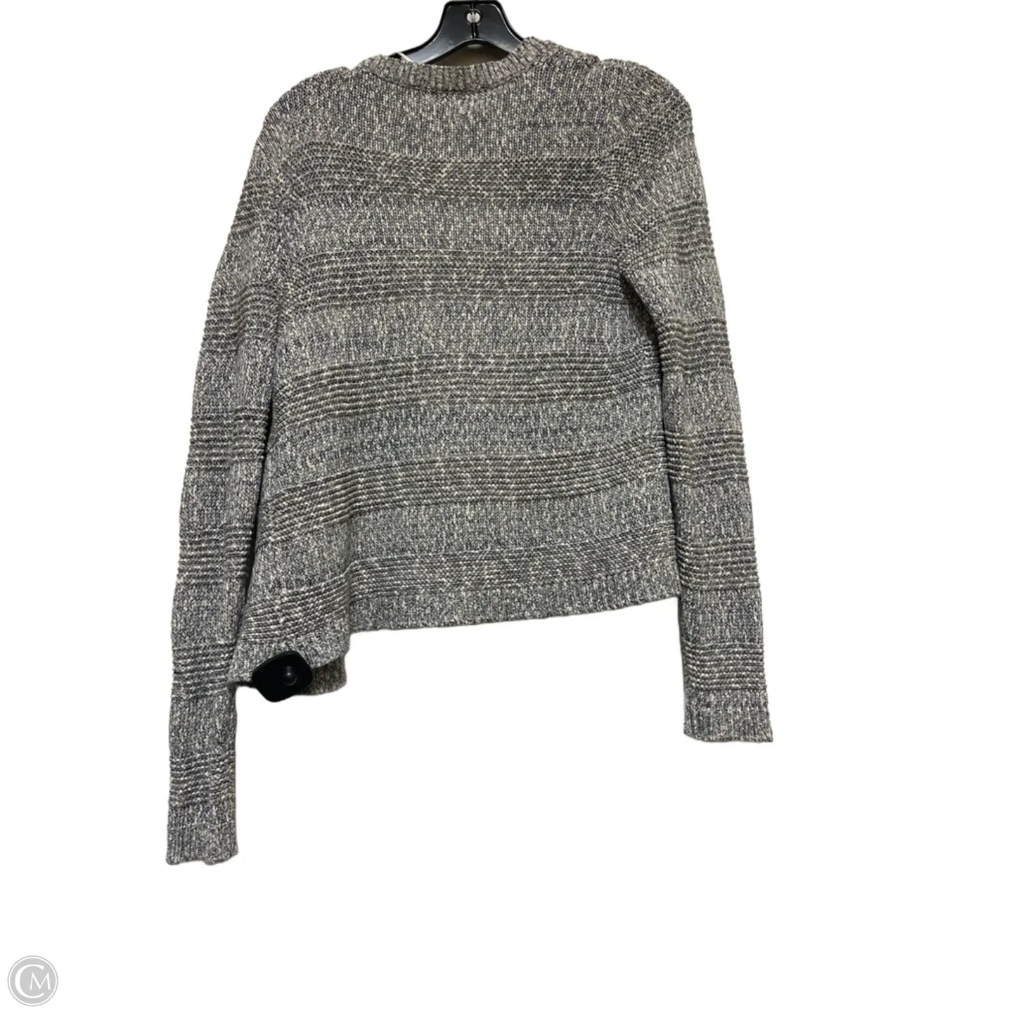 Cardigan By Loft In Blue & Cream, Size: M