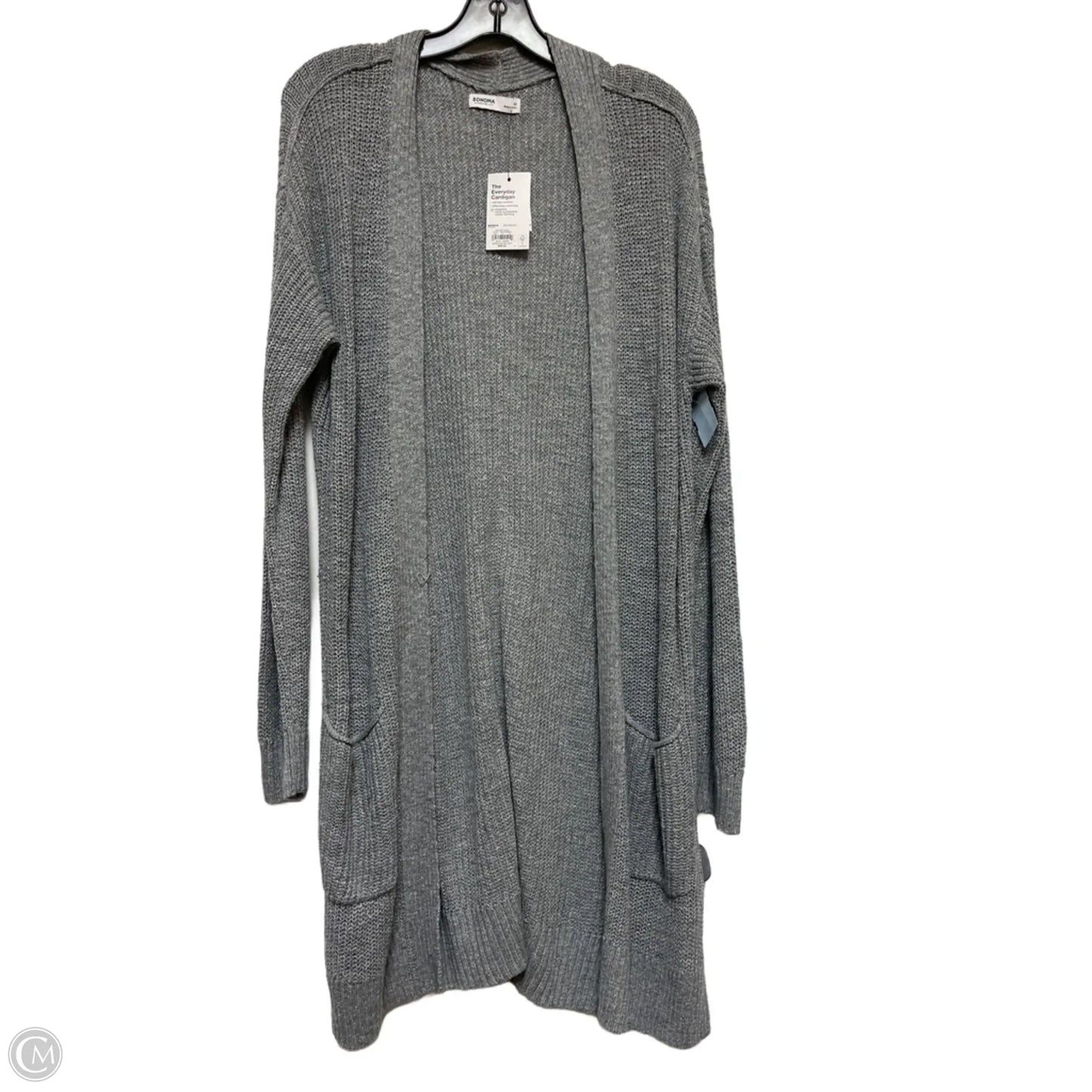 Cardigan By Sonoma In Grey, Size: M