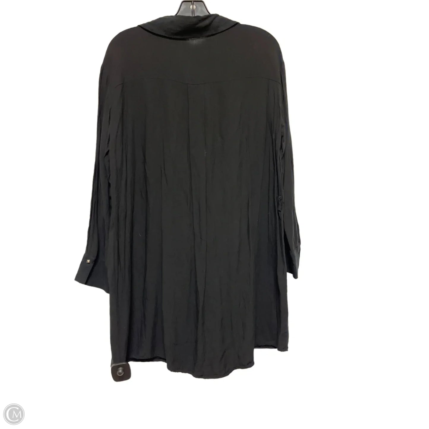 Top Long Sleeve By Zara In Black, Size: S
