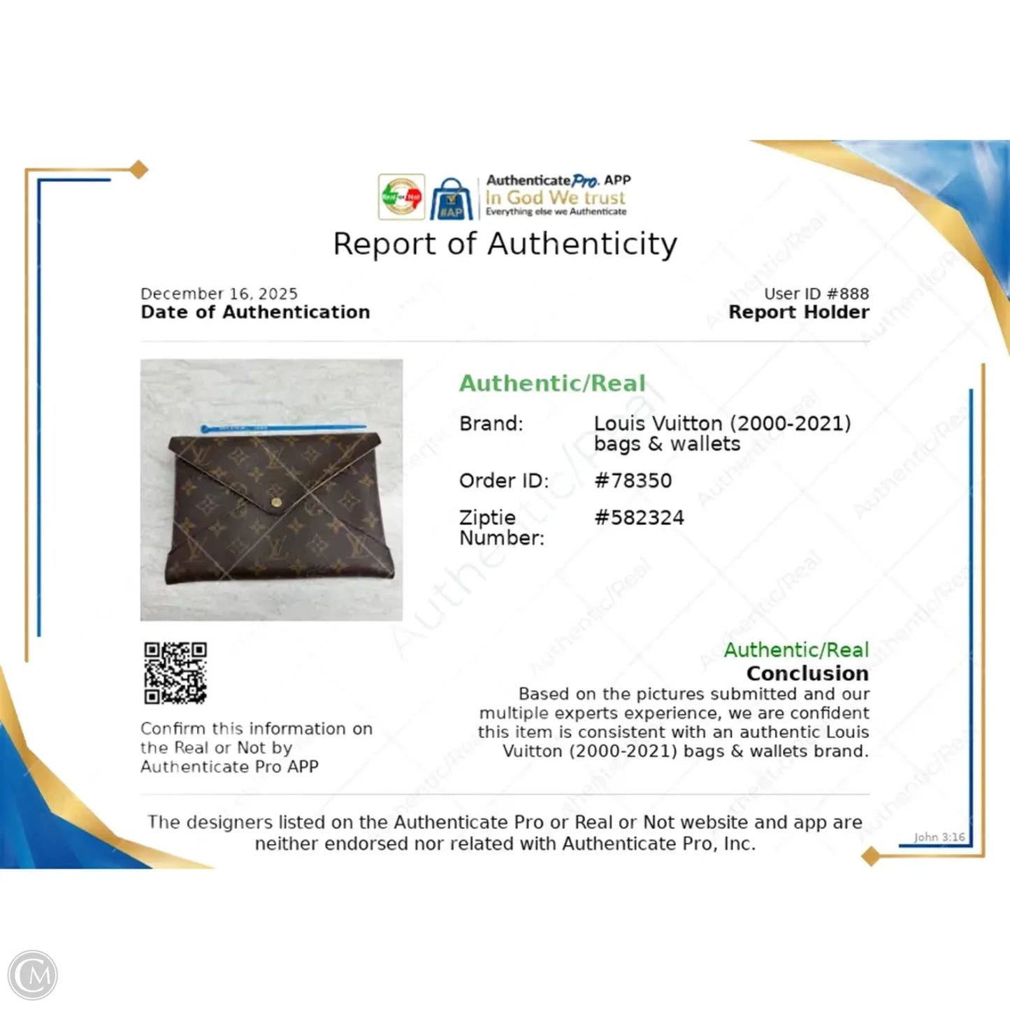 Clutch Luxury Designer By Louis Vuitton, Size: Medium