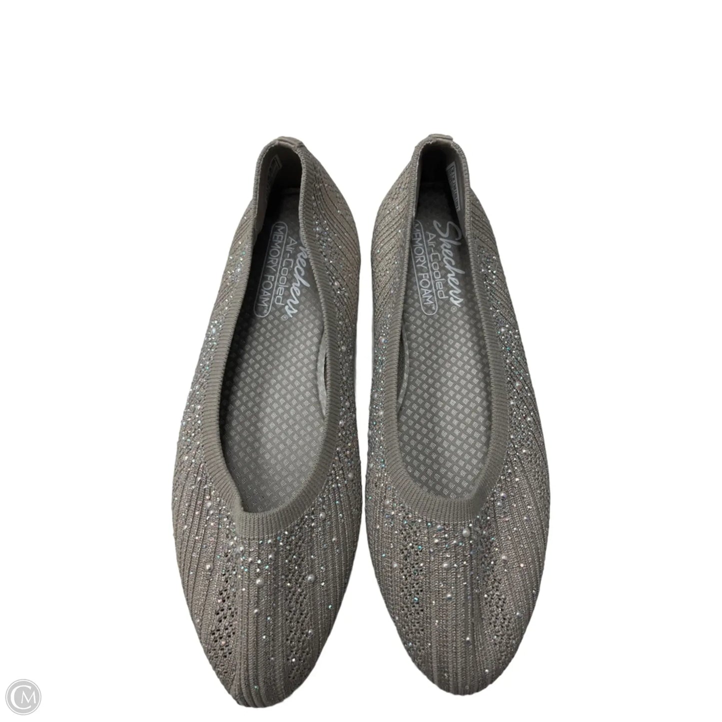 Shoes Flats By Skechers In Grey, Size: 9