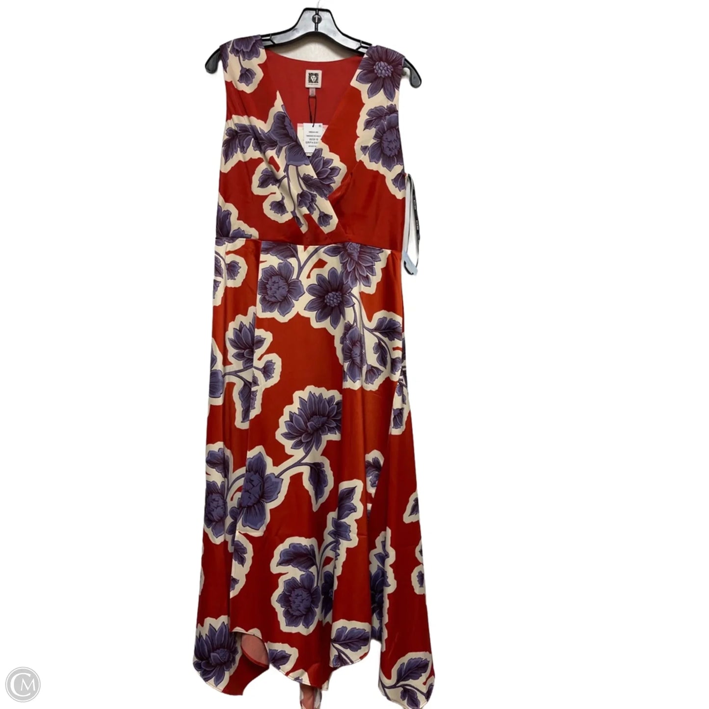 Dress Casual Maxi By Anne Klein In Floral Print, Size: M