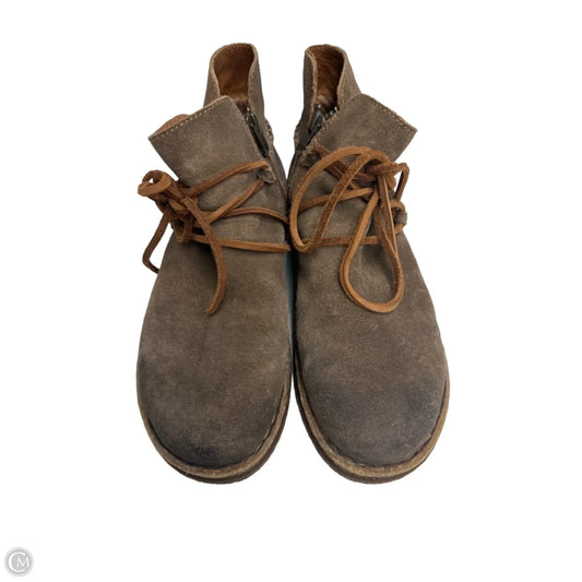 Boots Ankle Flats By Born In Brown, Size: 10