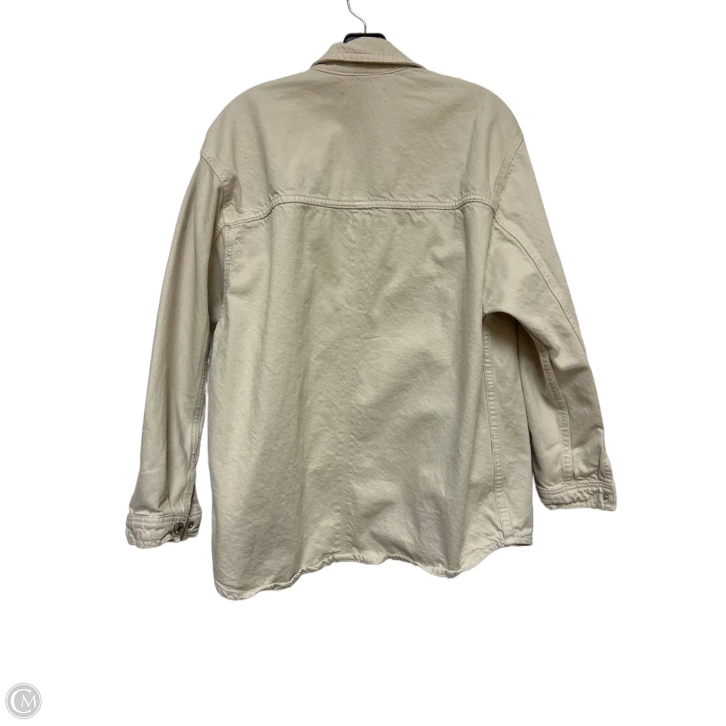 Jacket Denim By Mng In Tan Denim, Size: M