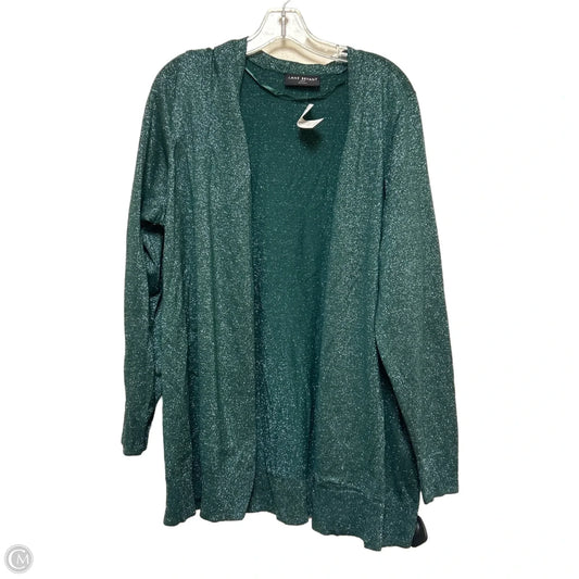 Cardigan By Lane Bryant In Green, Size: 3x