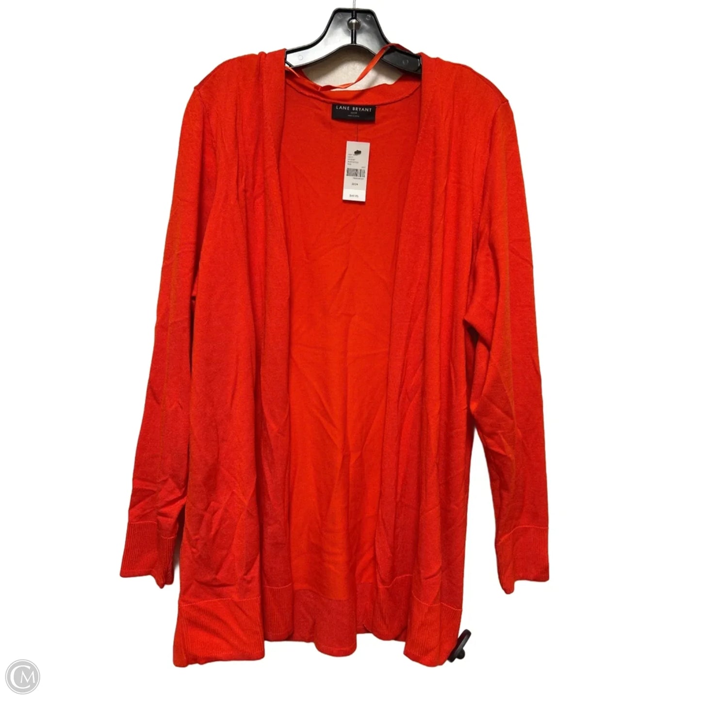 Cardigan By Lane Bryant In Orange, Size: 3x