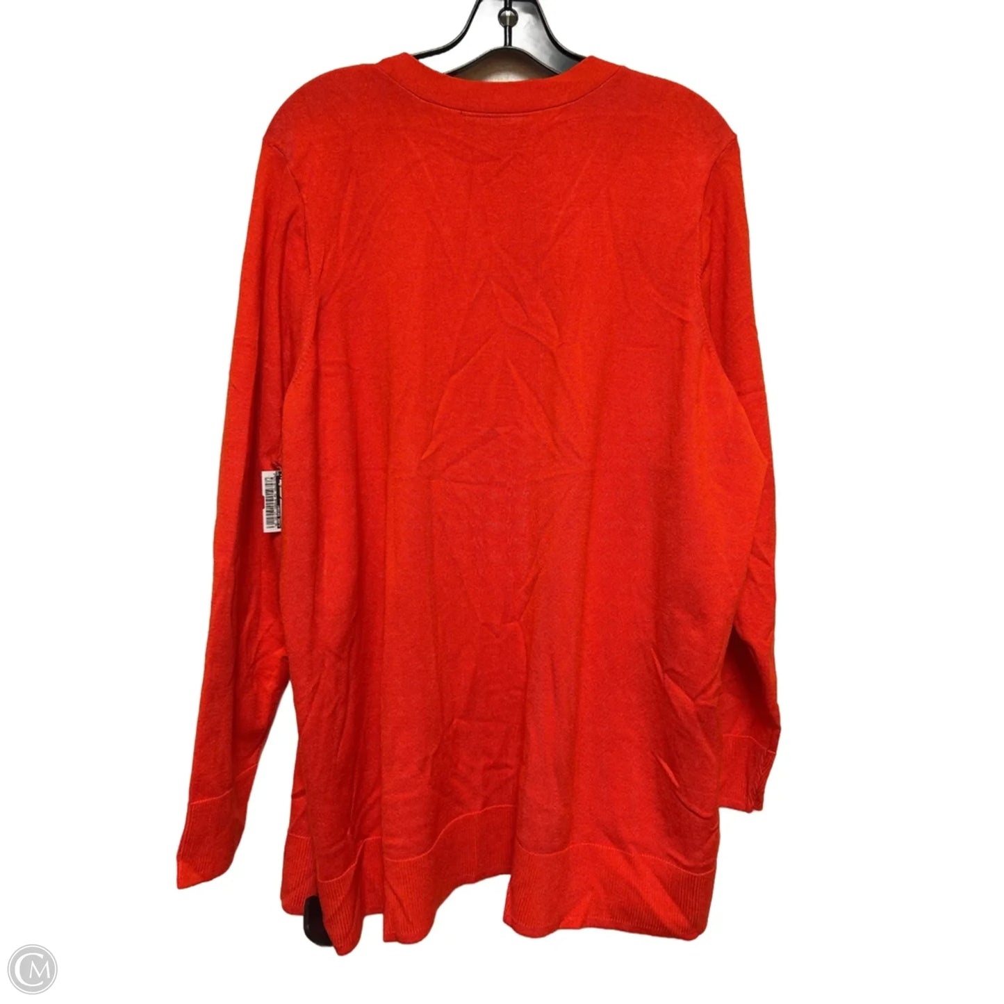Cardigan By Lane Bryant In Orange, Size: 3x