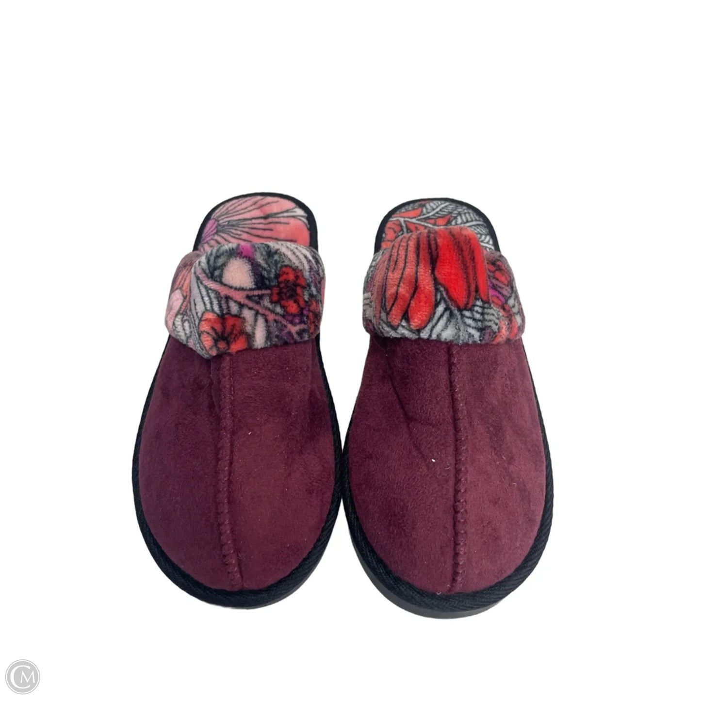Slippers By Vera Bradley In Maroon, Size: 7