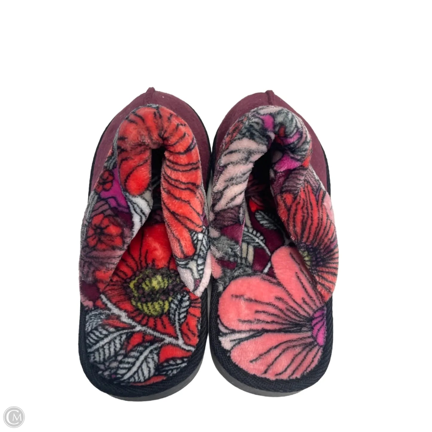 Slippers By Vera Bradley In Maroon, Size: 7