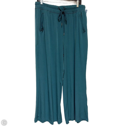 Pants Wide Leg By Lane Bryant In Green, Size: 14