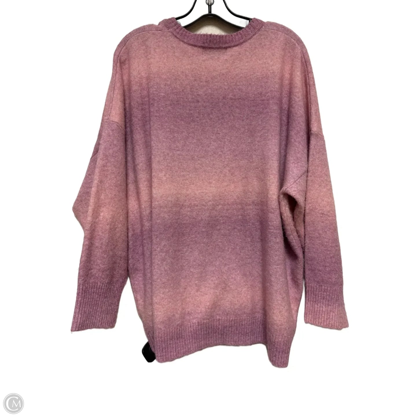 Sweater By Old Navy In Pink & Purple, Size: 2x