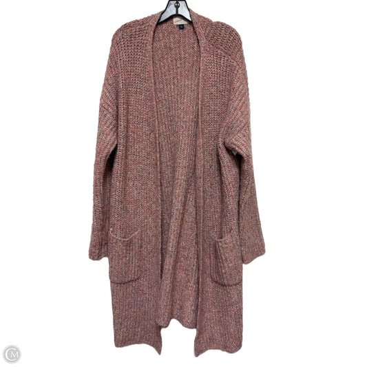 Sweater Cardigan By Universal Thread In Pink, Size: 2x