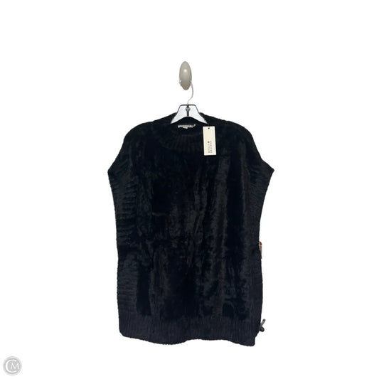 Sweater Short Sleeve By Molly Bracken In Black, Size: S