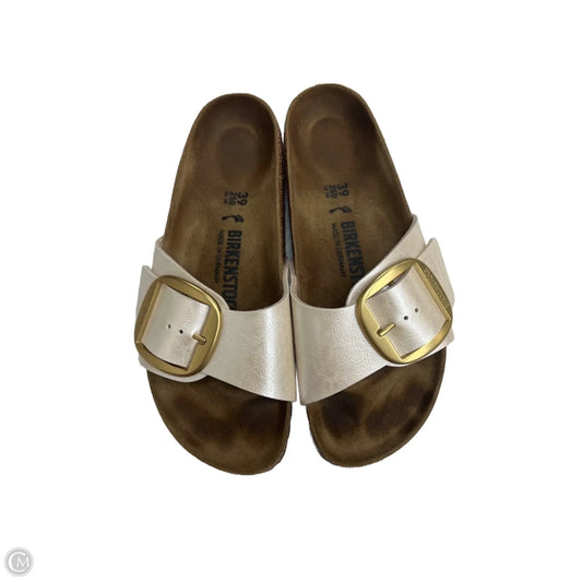 Sandals Flats By Birkenstock In Gold, Size: 8