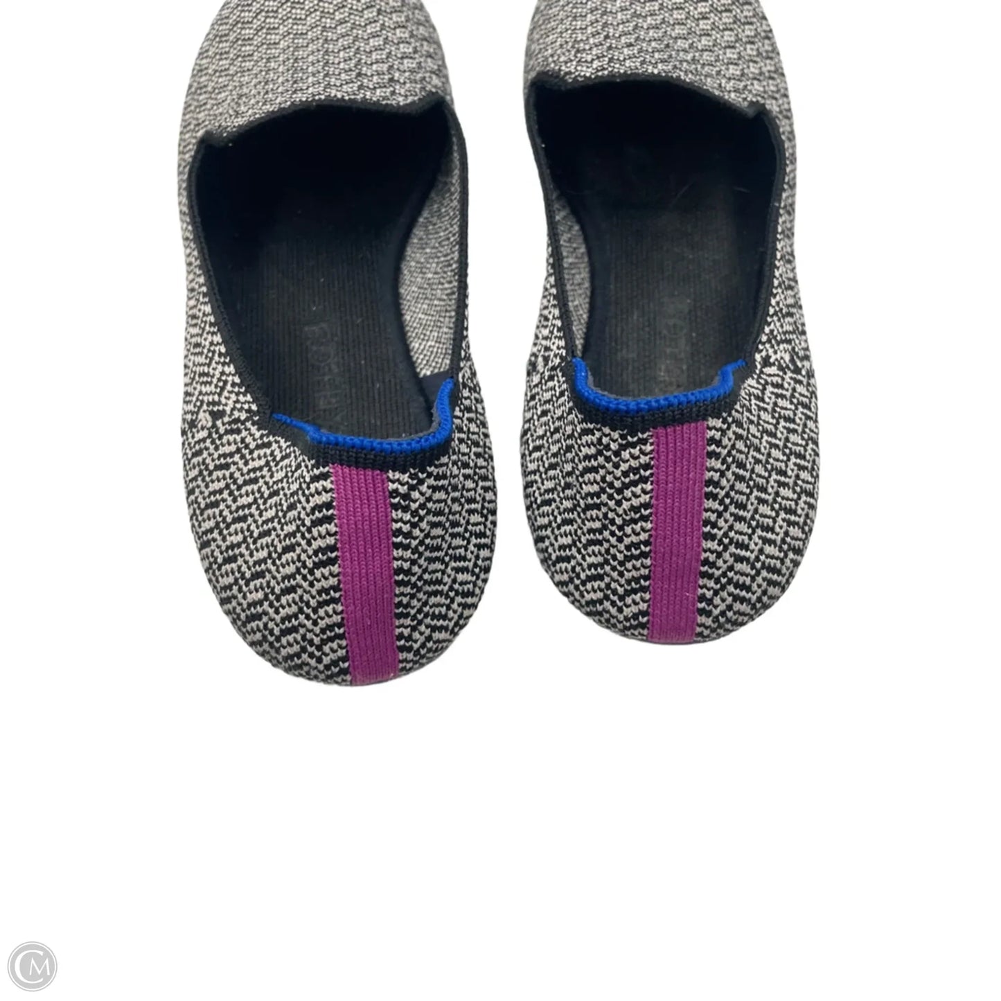 Shoes Flats By Rothys In Black & Cream, Size: 9