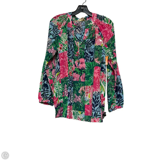 Top Long Sleeve Designer By Lilly Pulitzer In Multi-colored, Size: S