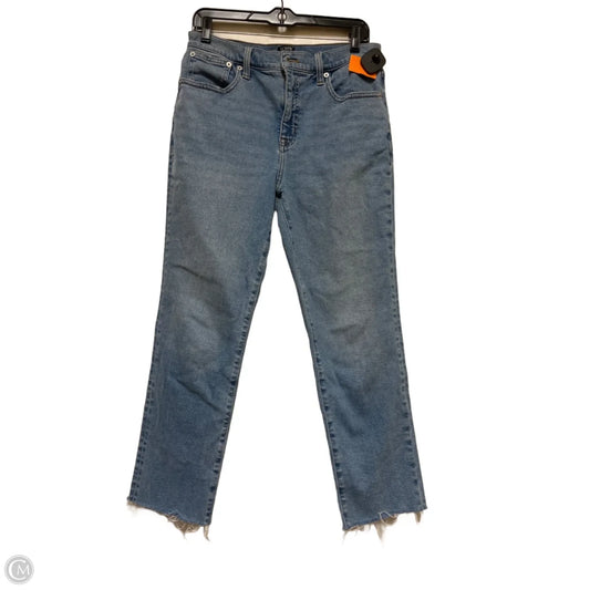 Jeans Straight By J. Crew In Blue Denim, Size: 6