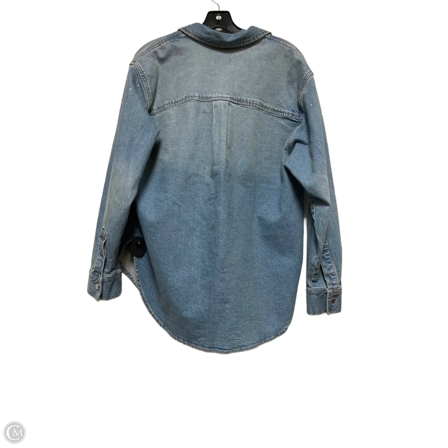 Jacket Denim By Universal Thread In Blue Denim, Size: M