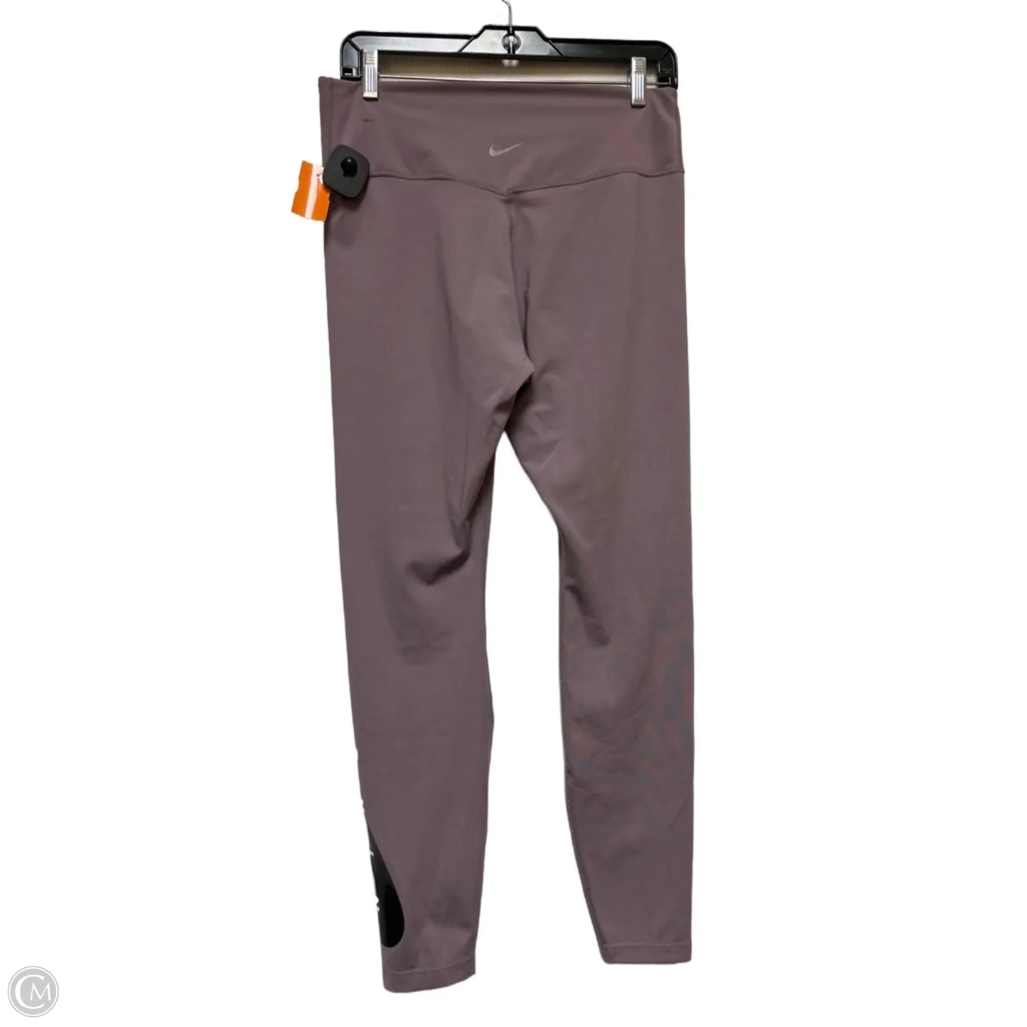 Athletic Leggings By Nike Apparel In Purple, Size: L