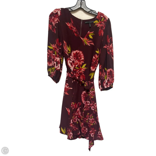 Dress Casual Midi By White House Black Market In Floral Print, Size: S