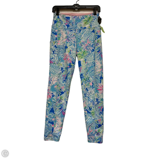Pants Designer By Lilly Pulitzer In Blue & Green, Size: M