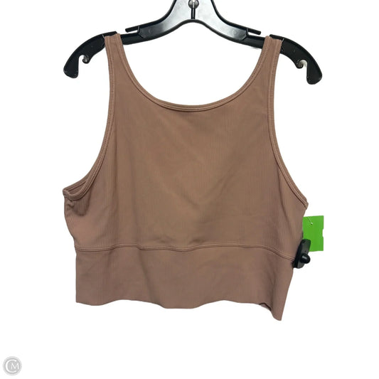 Athletic Tank Top By Lululemon In Tan, Size: Xl