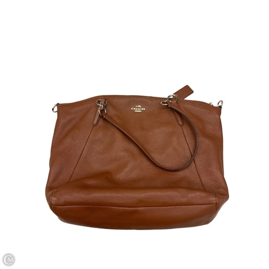 Handbag Designer By Coach, Size: Large