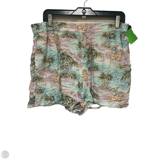 Shorts By American Eagle In Tropical Print, Size: 12