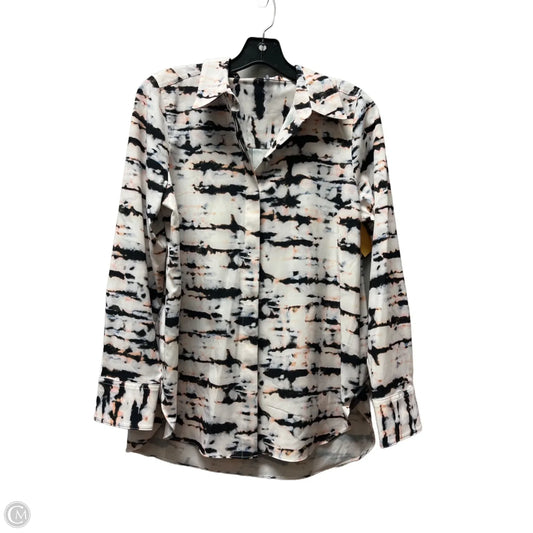 Top Long Sleeve By Dkny In Multi-colored, Size: S