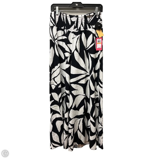 Pants Wide Leg By Vince Camuto In Black & White, Size: 6