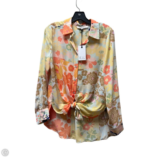 Top Long Sleeve By Rose And Olive In Multi-colored, Size: S