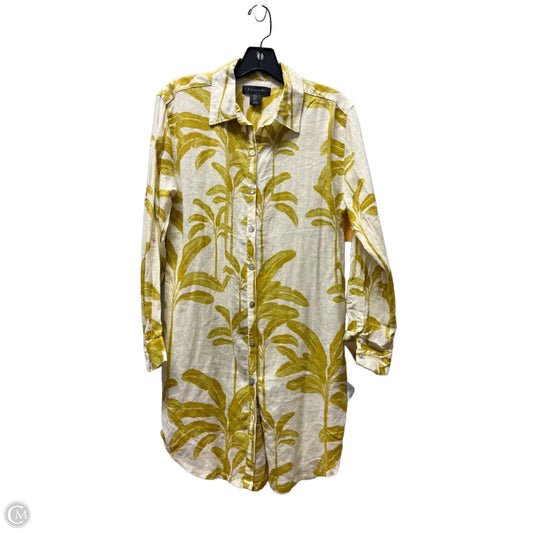 Top Long Sleeve By Tahari In Yellow, Size: S