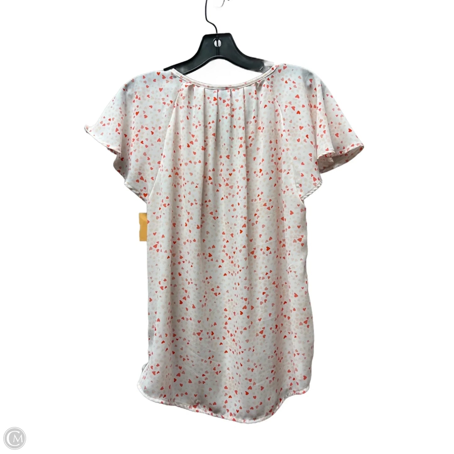 Top Short Sleeve By Apt 9 In Pink & Red, Size: M